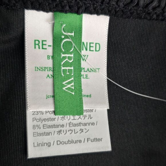 J Crew Womens Textured Hipster Full Coverage Bikini Bottom Size 2X Black NWT - Picture 7 of 10